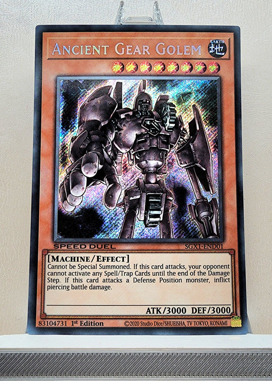 Yugioh! 1x Ancient Gear Golem (SGX1 - Secret Rare) 1st Edition