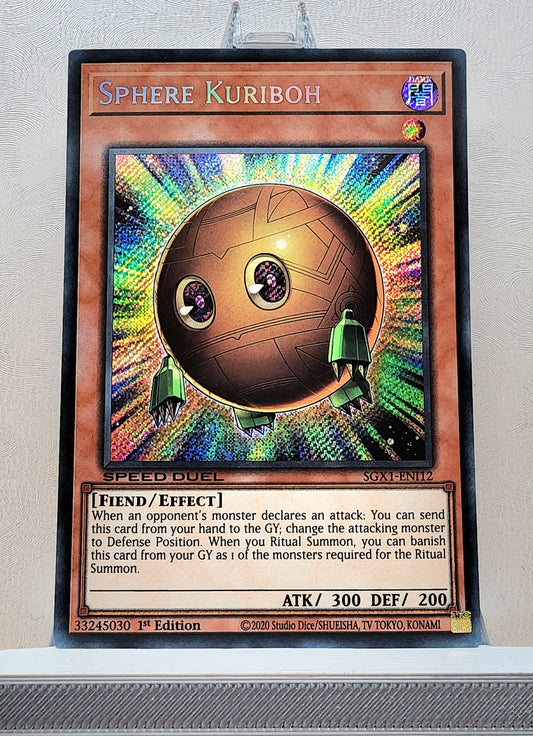 Yugioh! 1x Sphere Kuriboh (SGX1 - Secret Rare) 1st Edition