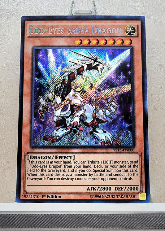 Yugioh! 1x Odd-Eyes Saber Dragon (YS15 - Secret Rare) 1st Edition