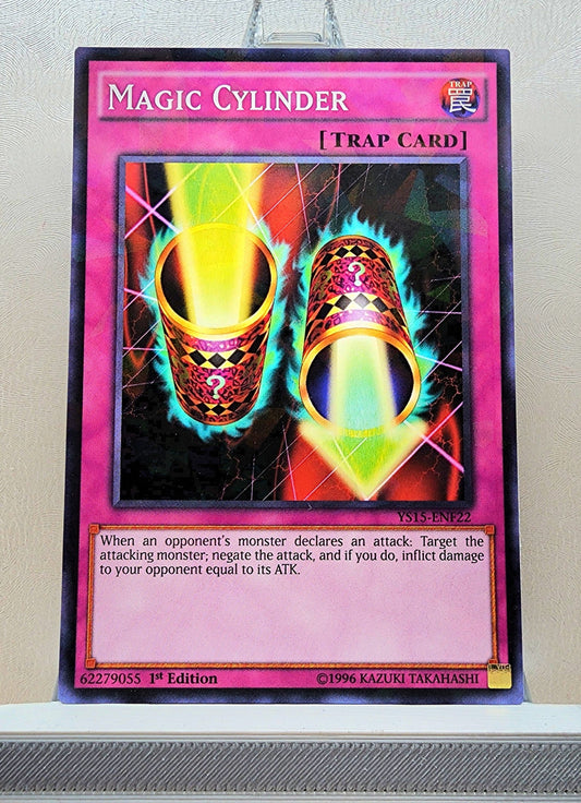 Yugioh! 1x Magic Cylinder (YS15 - Shatterfoil Rare) 1st Edition