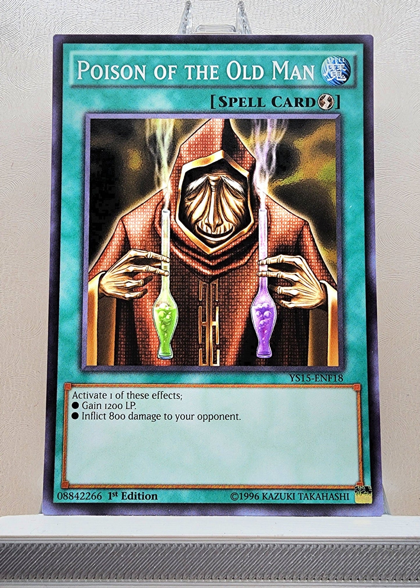 Yugioh! 1x Poison of the Old Man (YS15 - Common) 1st Edition