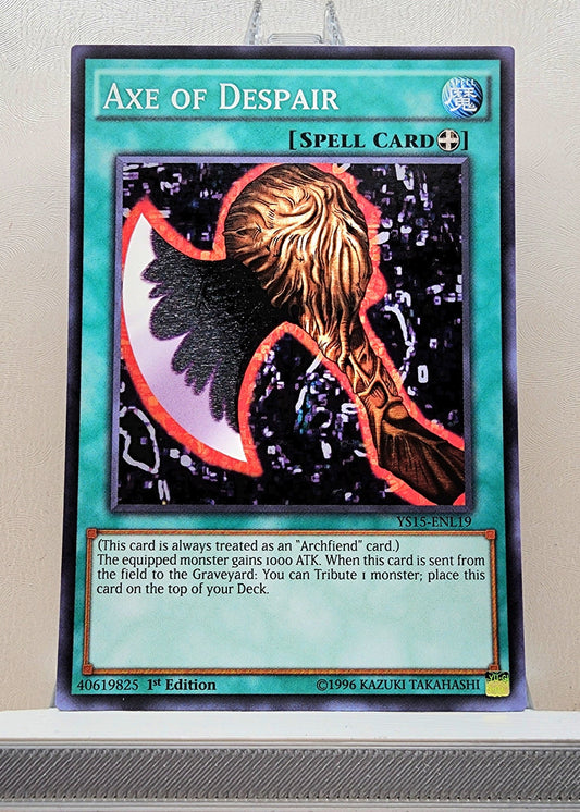 Yugioh! 1x Axe of Despair (YS15 - Common) 1st Edition