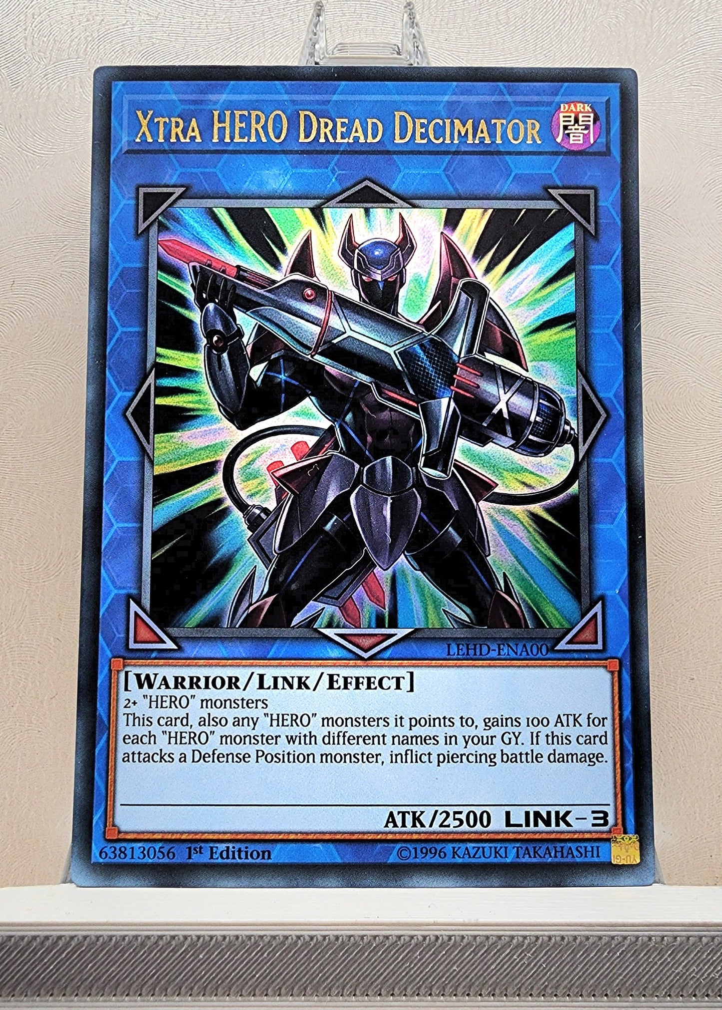 Yugioh! 1x Xtra Hero Dread Decimator (LEHD - Ultra Rare) 1st Edition