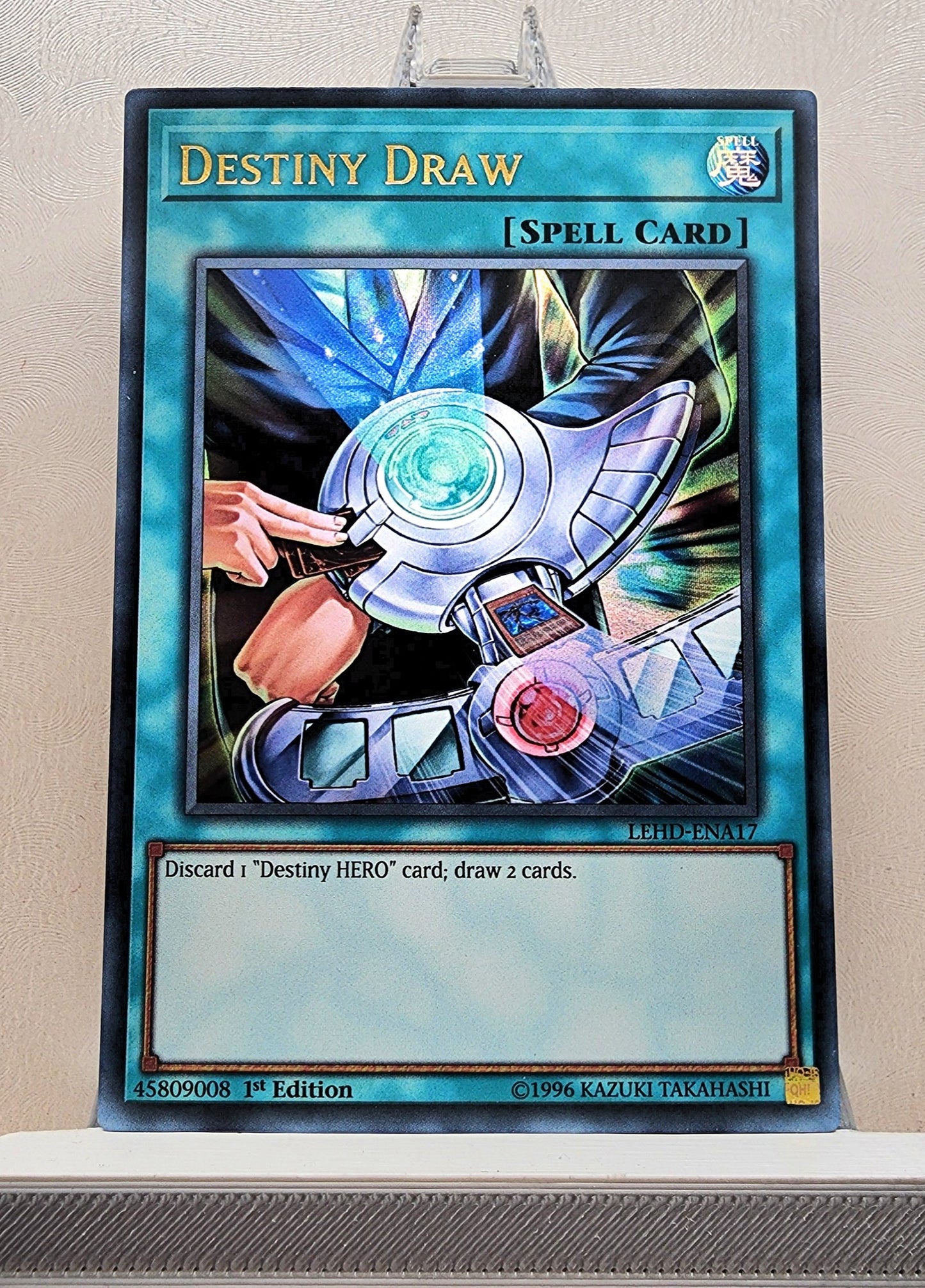 Yugioh! 1x Destiny Draw (LEHD - Ultra Rare) 1st Edition