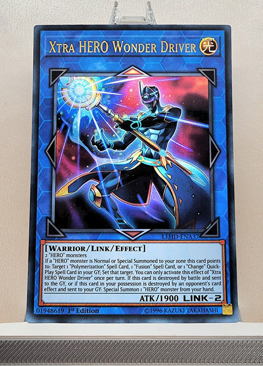 Yugioh! 1x Xtra Hero Wonder Driver (LEHD - Ultra Rare) 1st Edition