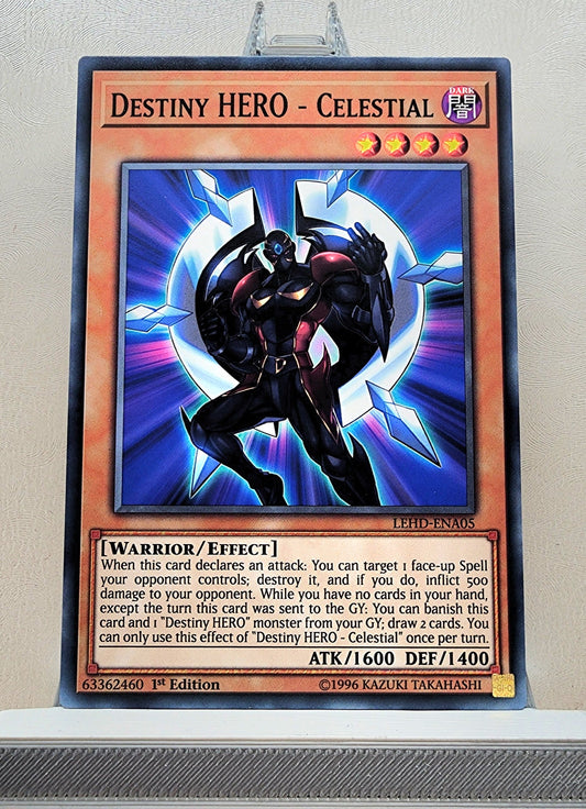 Yugioh! 1x Destiny HERO - Celestial (LEHD - Common) 1st Edition