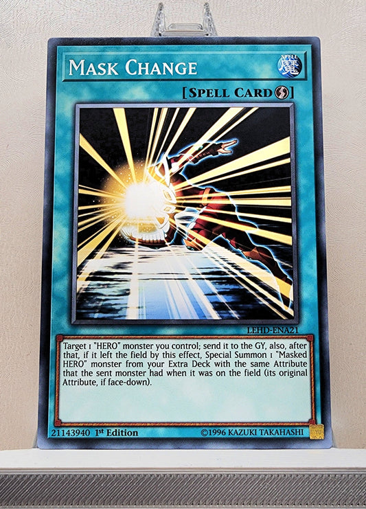 Yugioh! 1x Mask Change (LEHD - Common) 1st Edition