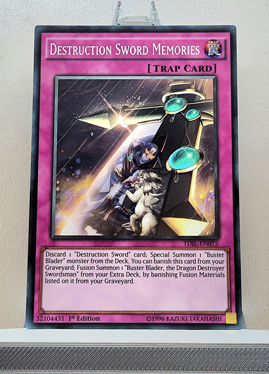 Yugioh! 1x Destruction Sword Memories (TDIL - Common) 1st/Unli Edition