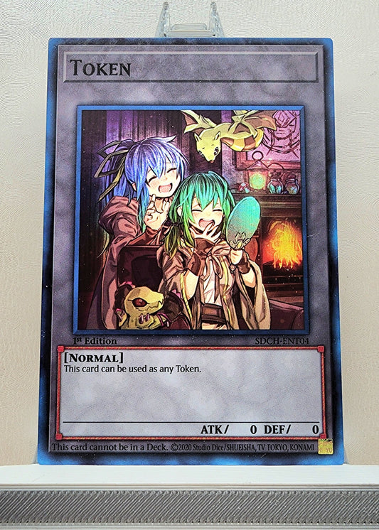 Yugioh! 1x Eria and Wynn Token ENT04 (SDCH - Super Rare) 1st Edition