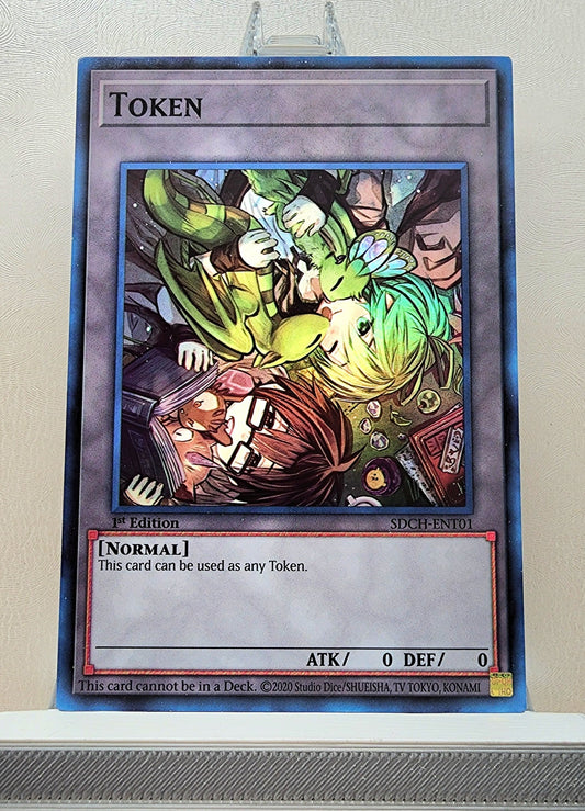 Yugioh! 1x Aussa and Wynn Token ENT01 (SDCH - Super Rare) 1st Edition