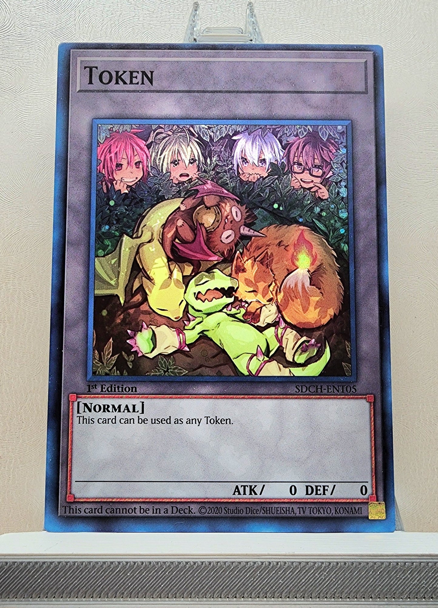 Yugioh! 1x Charmers and their Familiars Token ENT05 (SDCH - Super Rare) 1st Edition