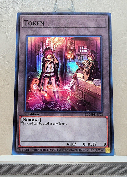 Yugioh! 1x Hiita and Aussa Token ENT03 (SDCH - Super Rare) 1st Edition