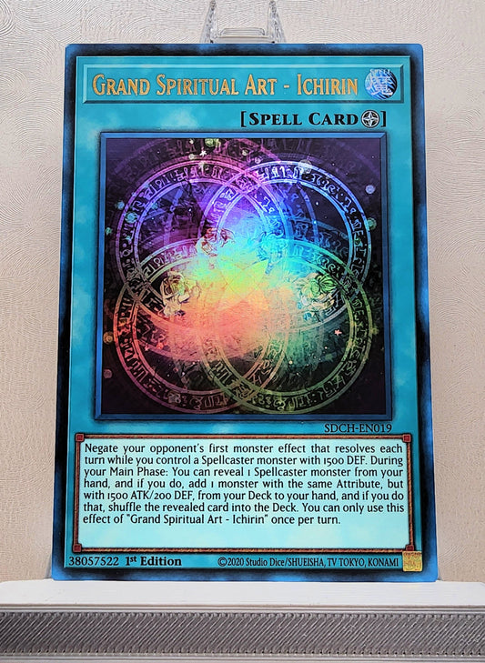 Yugioh! 1x Grand Spiritual Art - Ichirin (SDCH - Ultra Rare) 1st Edition