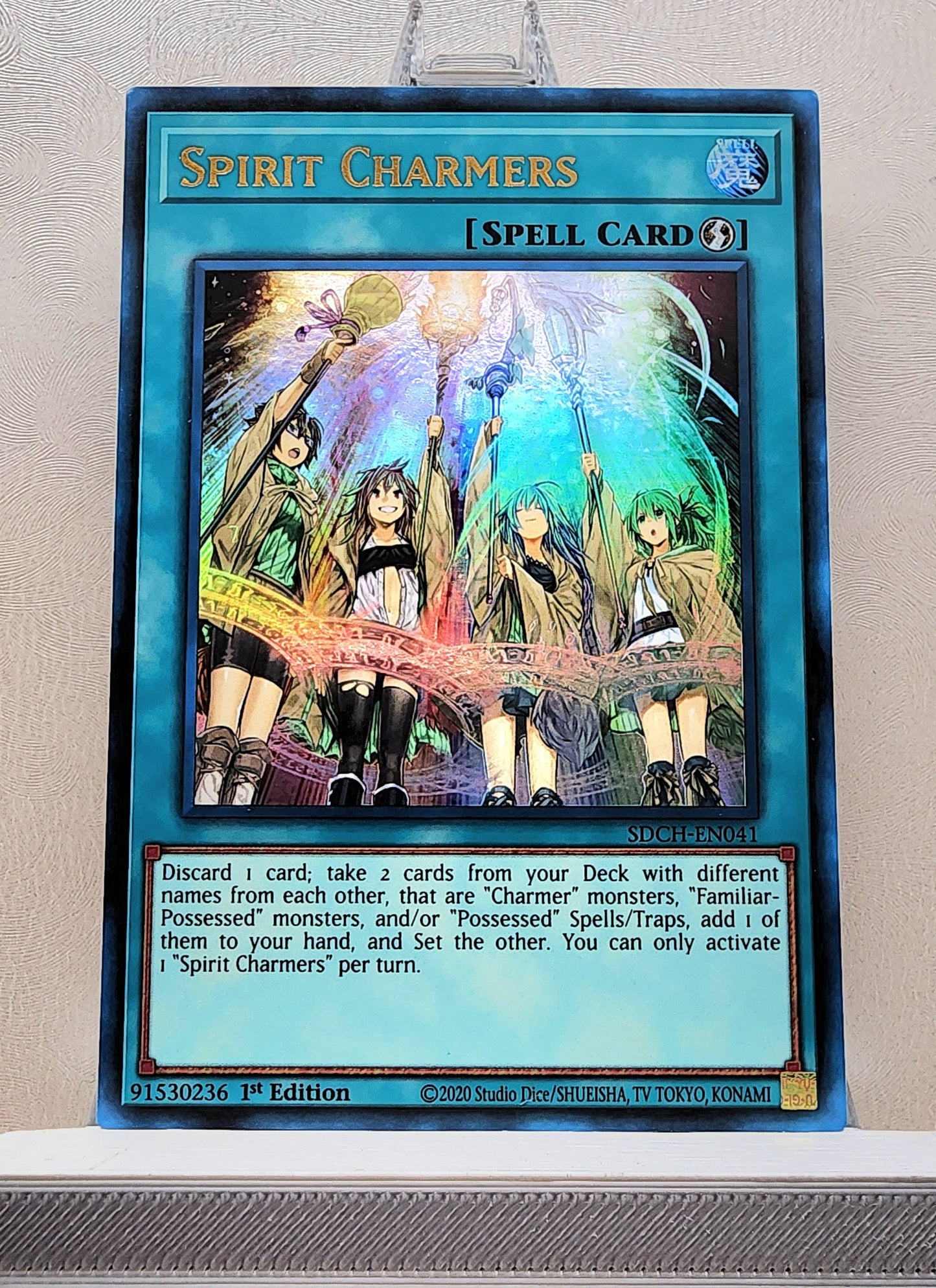 Yugioh! 1x Spirit Charmers (SDCH - Ultra Rare) 1st Edition