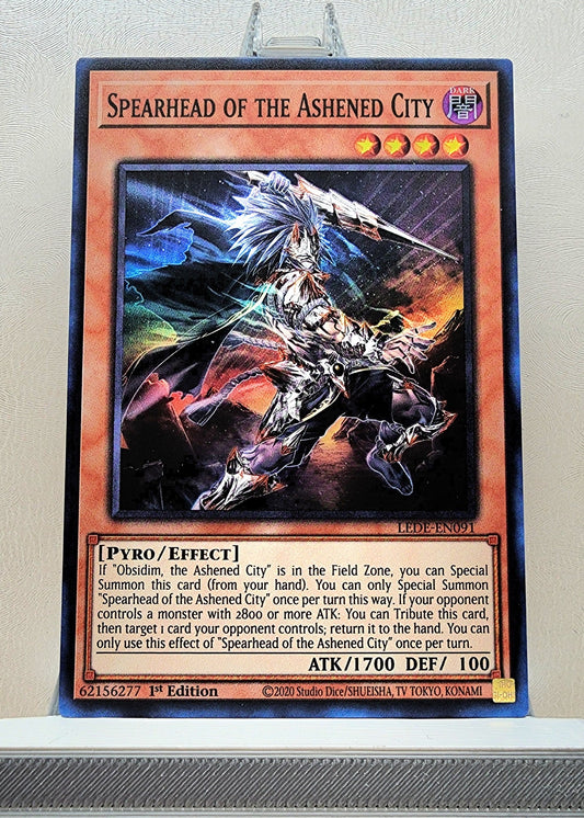 Yugioh! 1x Spearhead of the Ashened City (LEDE - Super Rare) 1st Edition