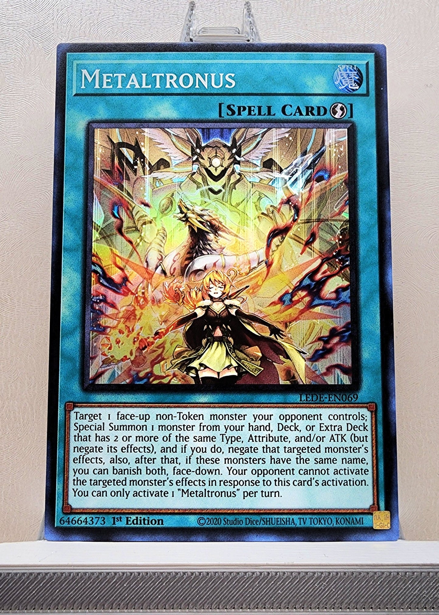 Yugioh! 1x Metaltronus (LEDE - Super Rare) 1st Edition