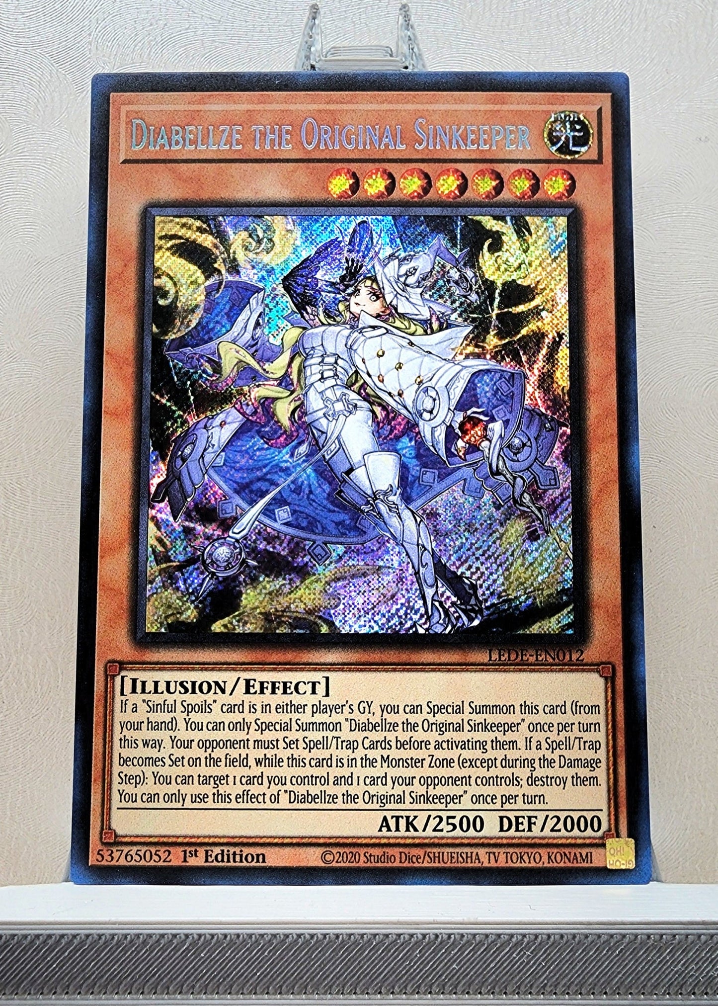 Yugioh! 1x Diabellze the Original Sinkeeper (LEDE - Secret Rare) 1st Edition