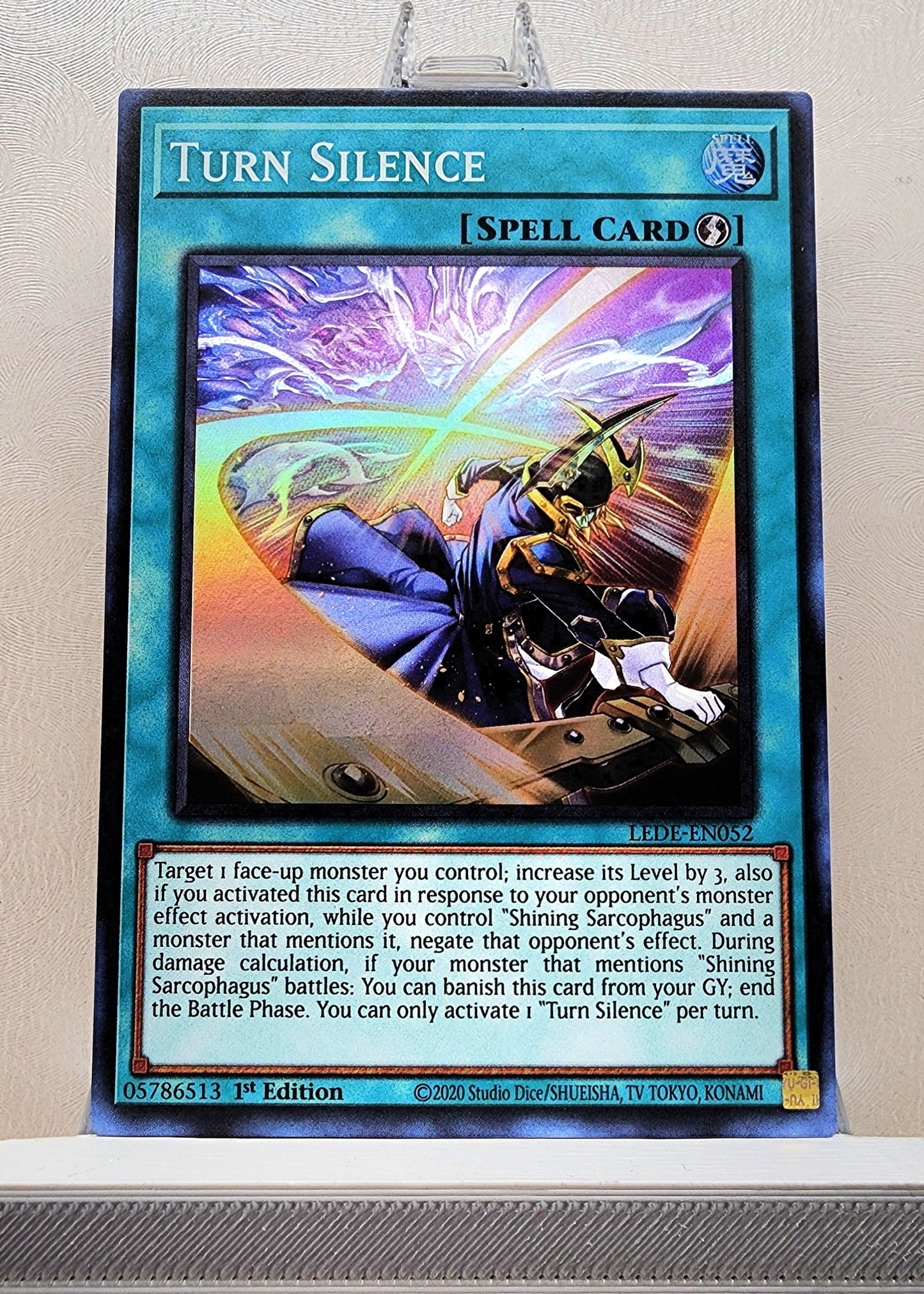 Yugioh! 1x Turn Silence (LEDE - Super Rare) 1st Edition