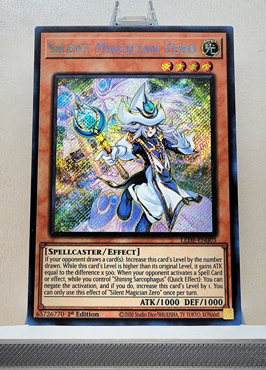 Yugioh! 1x Silent Magician Zero (LEDE - Secret Rare) 1st Edition