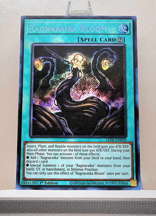 Yugioh! 1x Ragnaraika Bloom (LEDE - Secret Rare) 1st Edition