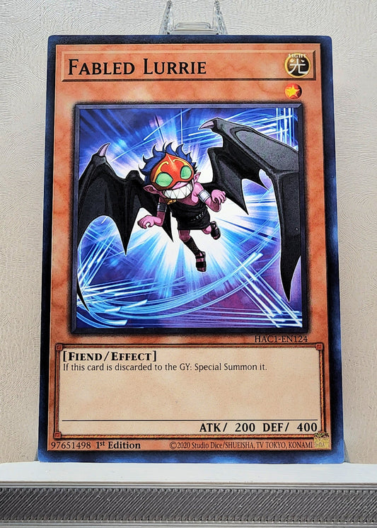 Yugioh! 1x Fabled Lurrie (HAC1 - Common) 1st Edition