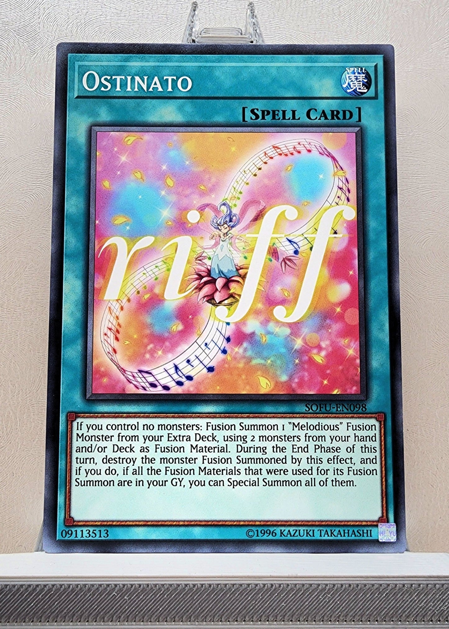 Yugioh! 1x Ostinato (SOFU - Common) 1st/Unli Edition