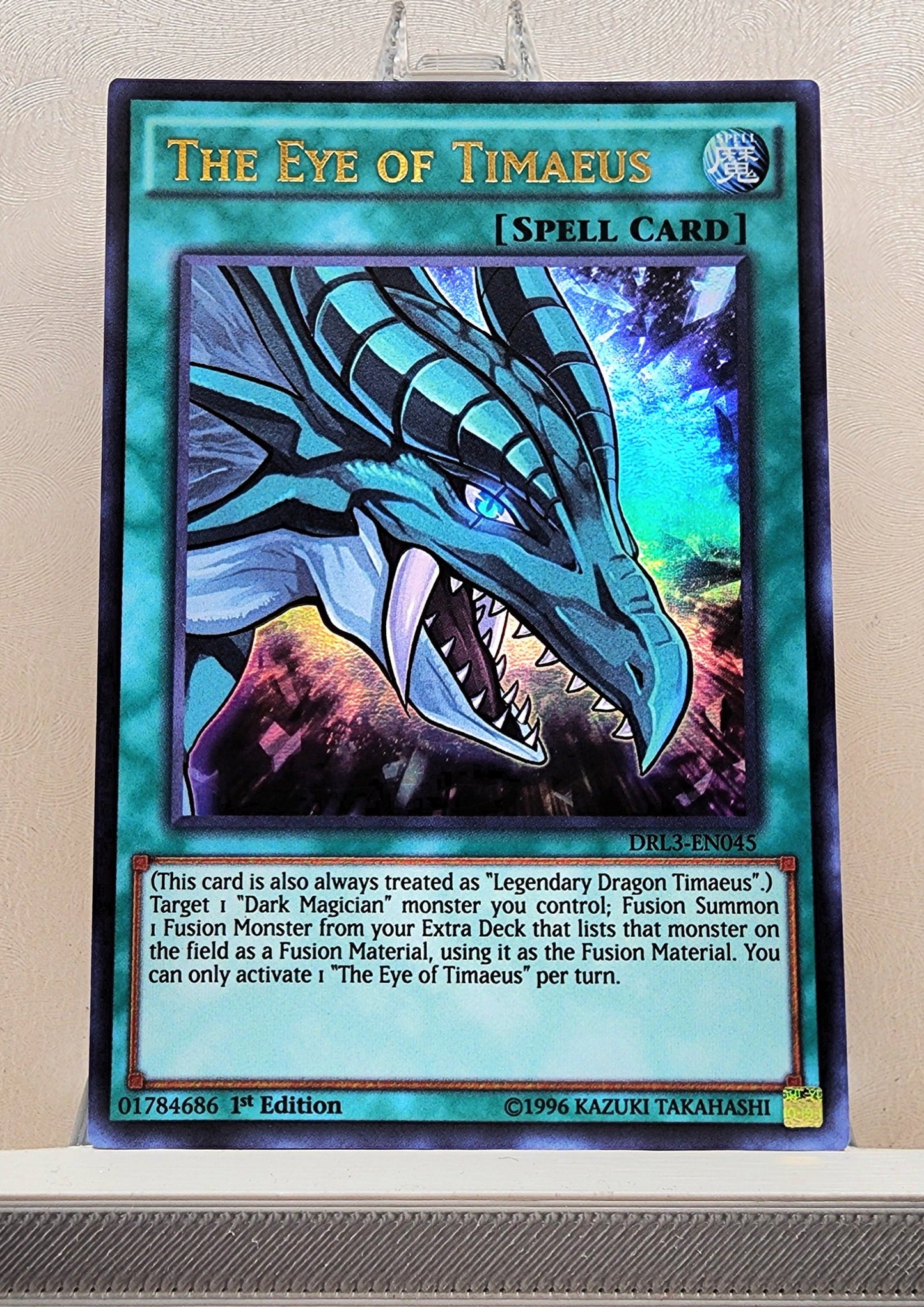 Yugioh! 1x The Eye of Timaeus (DRL3 - Ultra Rare) 1st Edition