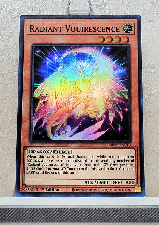 Yugioh! 1x Radiant Vouirescence (MP22 - Super Rare) 1st Edition