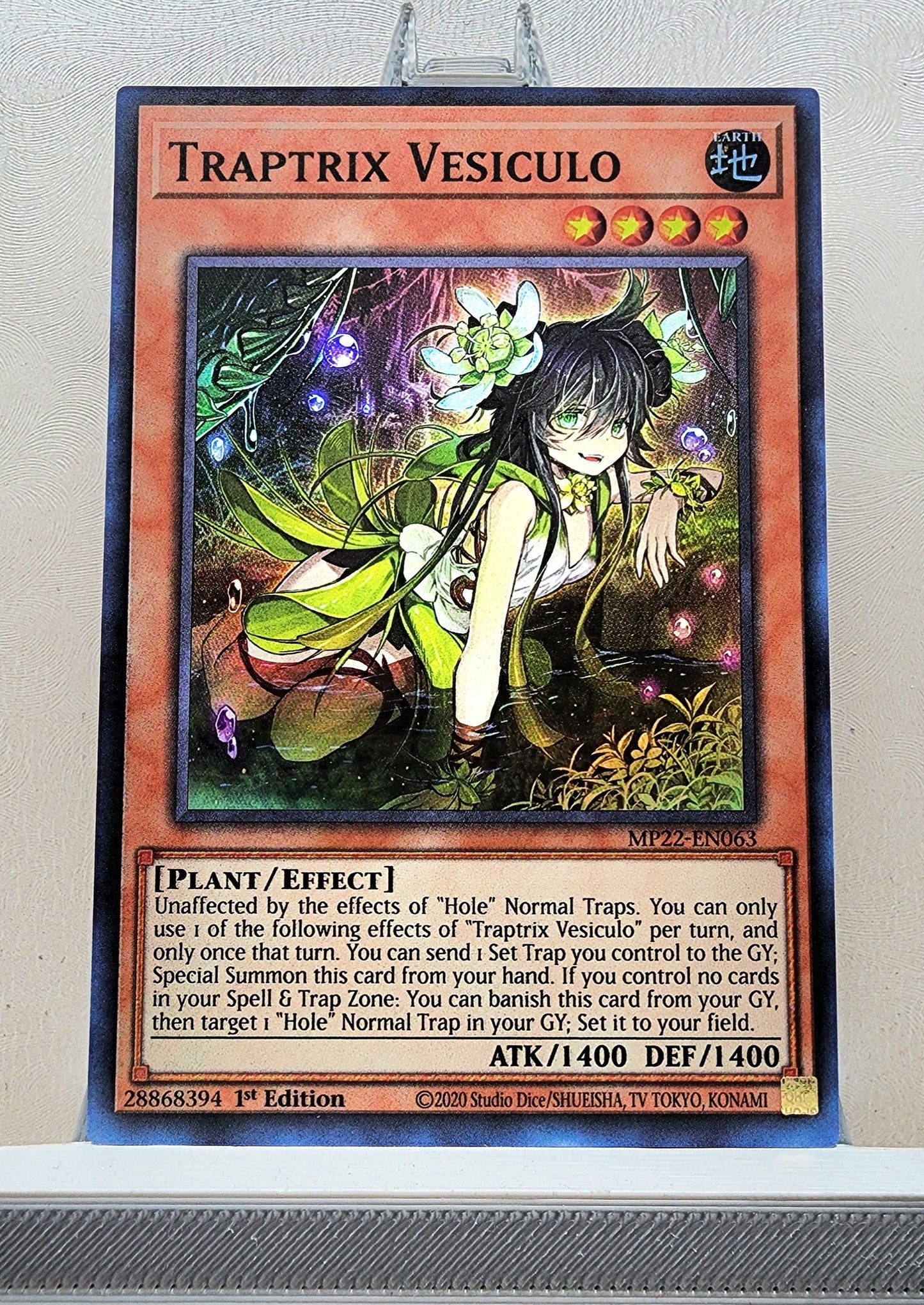 Yugioh! 1x Traptrix Vesiculo (MP22 - Super Rare) 1st Edition