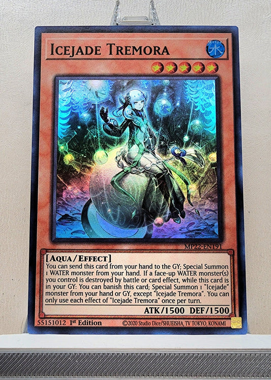 Yugioh! 1x Icejade Tremora (MP22 - Super Rare) 1st Edition