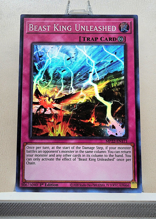 Yugioh! 1x Beast King Unleashed (MP22 - Super Rare) 1st Edition