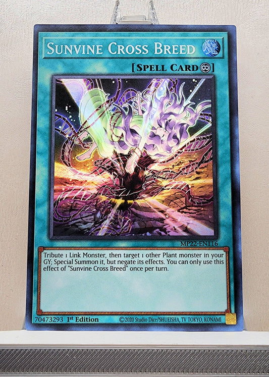 Yugioh! 1x Sunvine Cross Breed (MP22 - Super Rare) 1st Edition