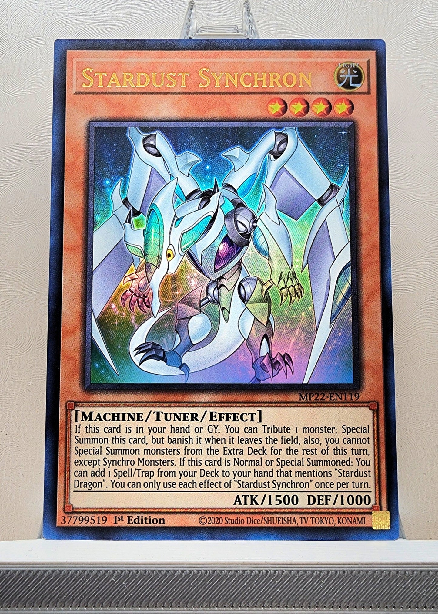 Yugioh! 1x Stardust Synchron (MP22 - Ultra Rare) 1st Edition