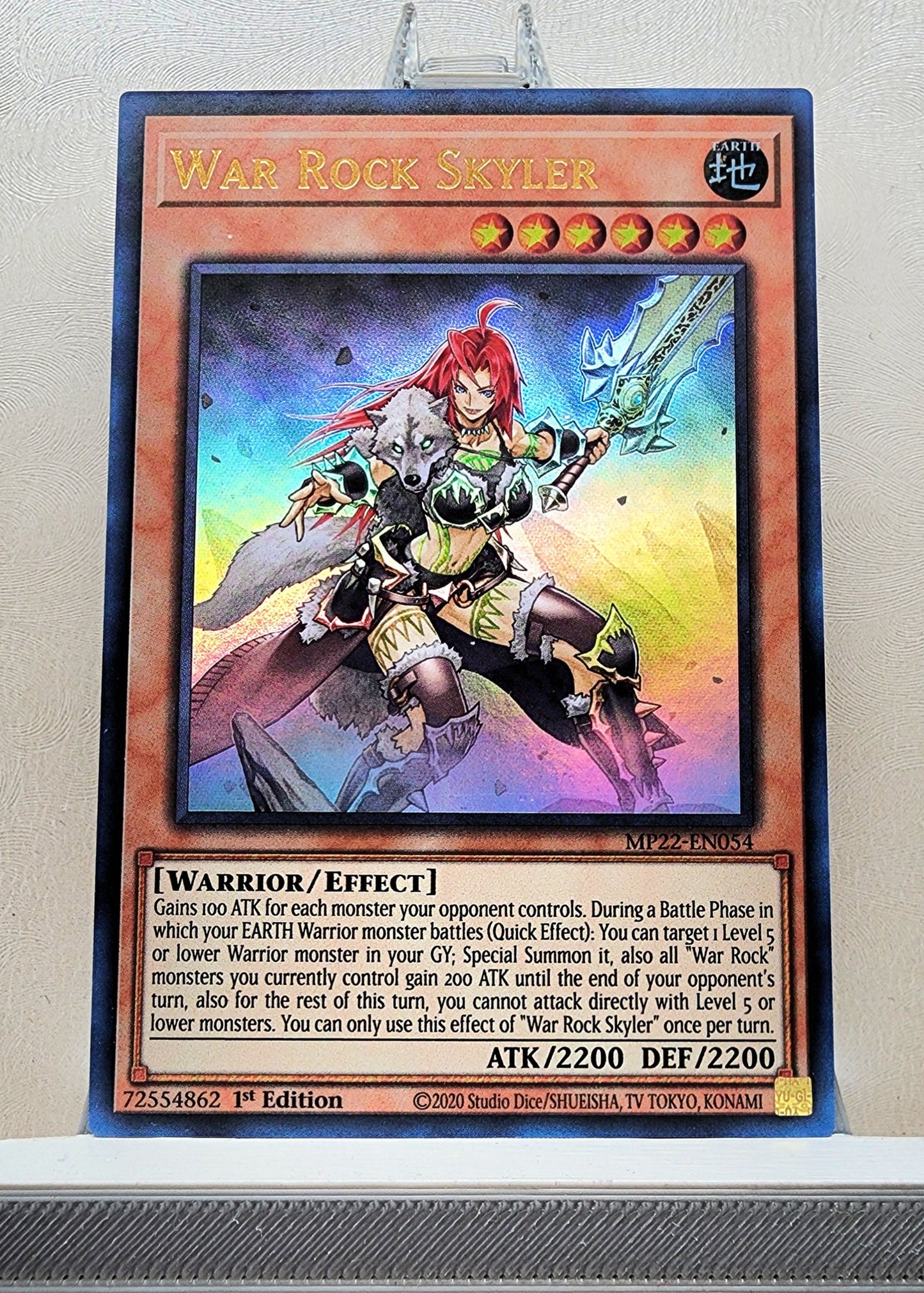 Yugioh! 1x War Rock Skyler (MP22 - Ultra Rare) 1st Edition