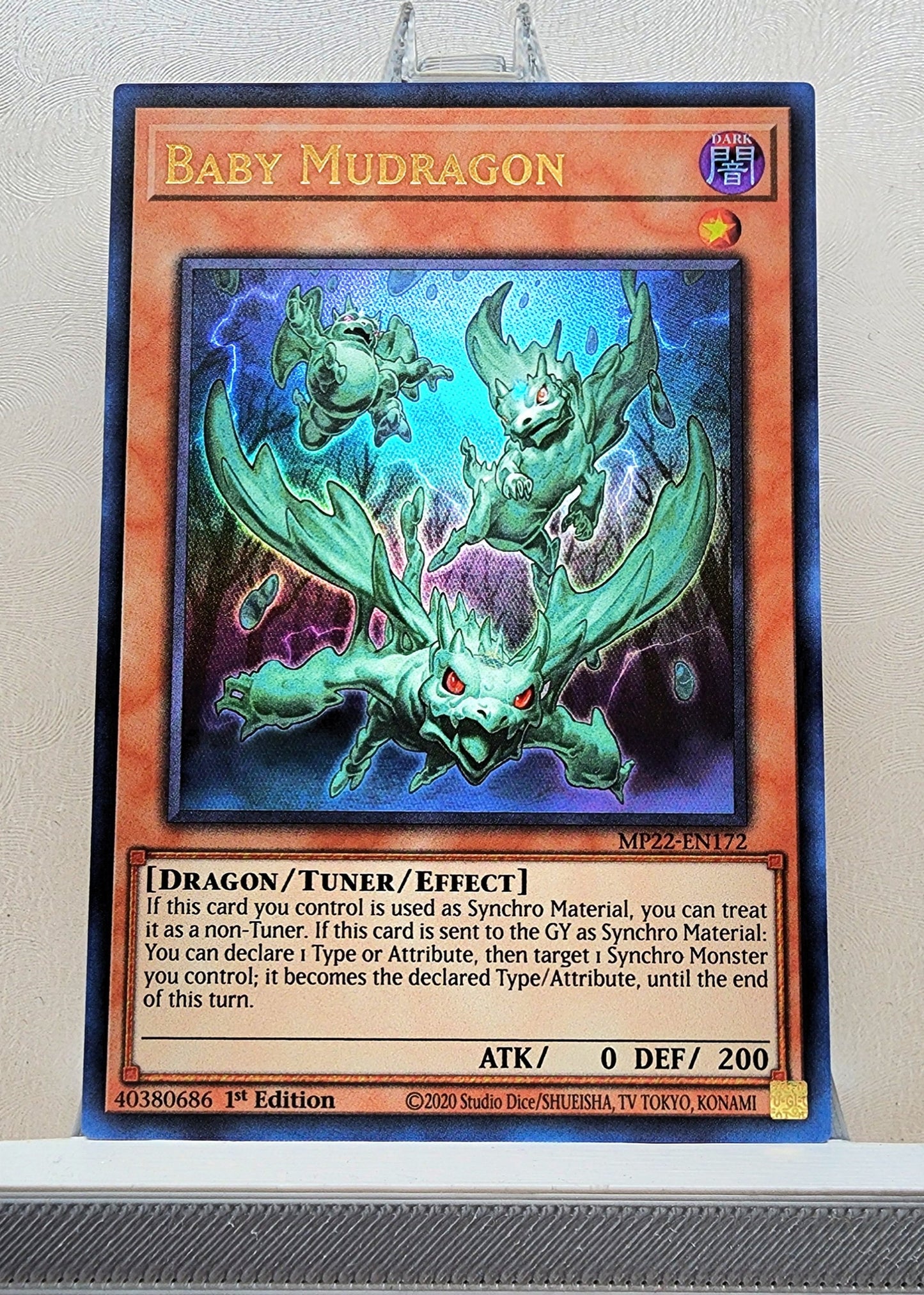 Yugioh! 1x Baby Mudragon (MP22 - Ultra Rare) 1st Edition