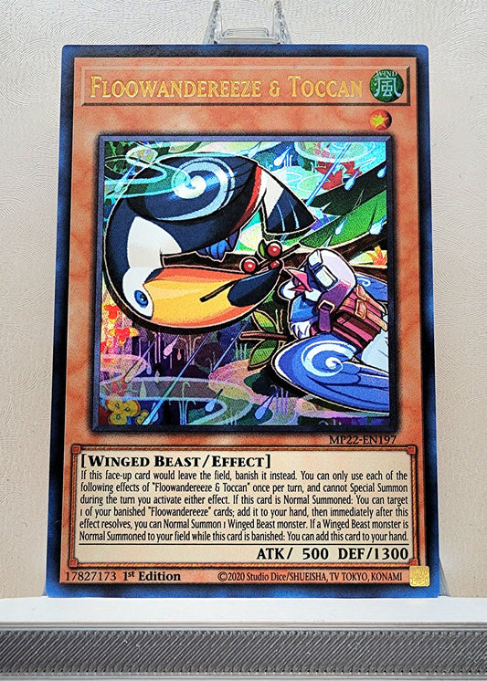 Yugioh! 1x Floowandereeze & Toccan (MP22 - Ultra Rare) 1st Edition