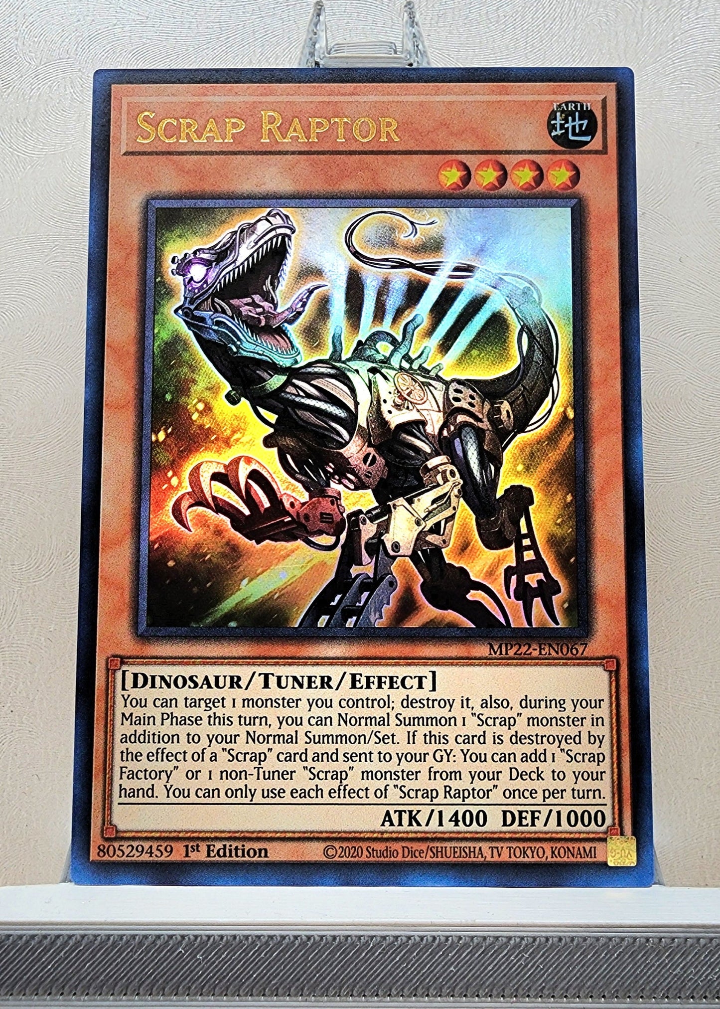 Yugioh! 1x Scrap Raptor (MP22 - Ultra Rare) 1st Edition