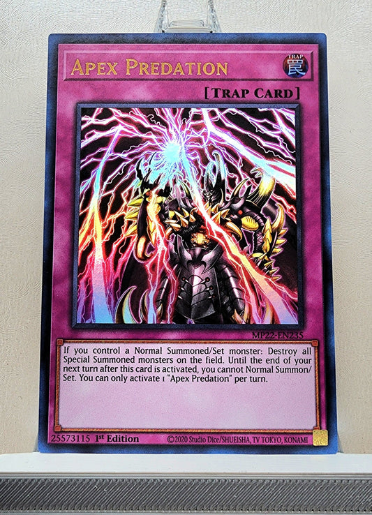 Yugioh! 1x Apex Predation (MP22 - Ultra Rare) 1st Edition