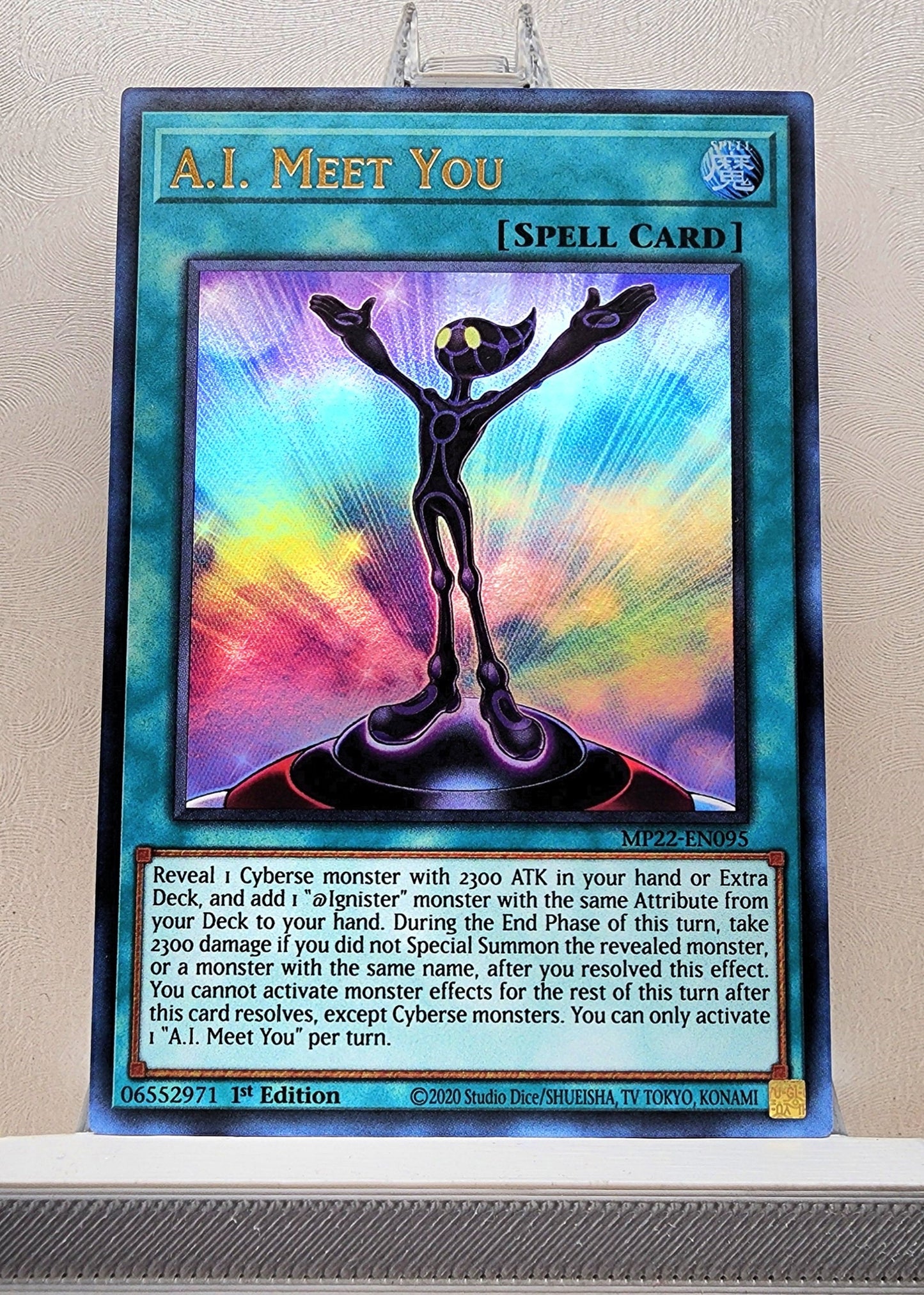 Yugioh! 1x A.I. Meet You (MP22 - Ultra Rare) 1st Edition