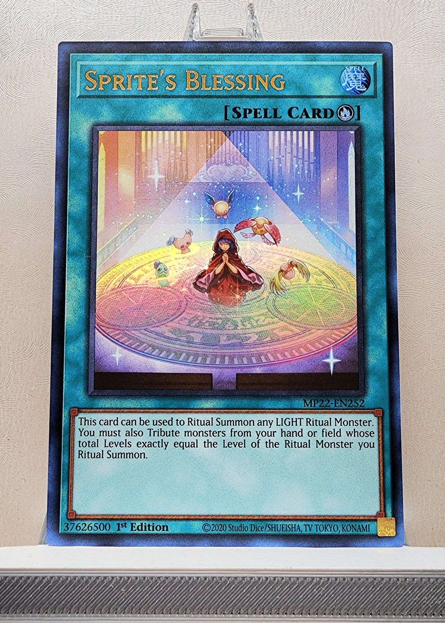 Yugioh! 1x Sprite's Blessing (MP22 - Ultra Rare) 1st Edition