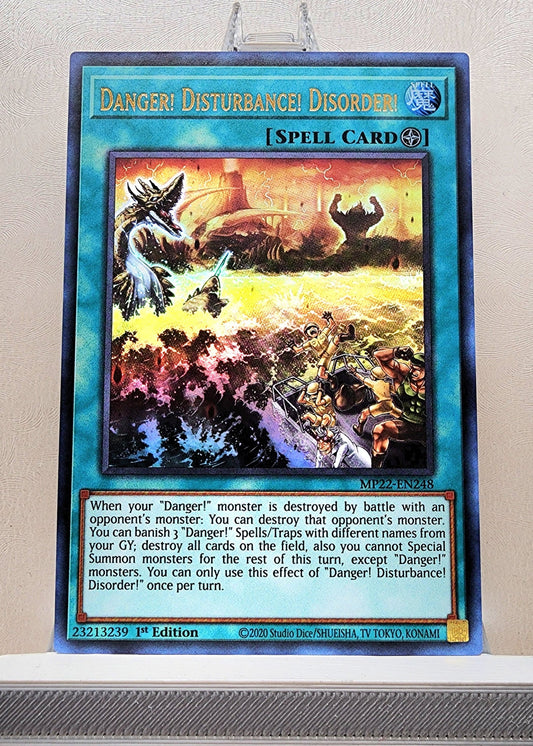 Yugioh! 1x Danger! Disturbance! Disorder! (MP22 - Ultra Rare) 1st Edition