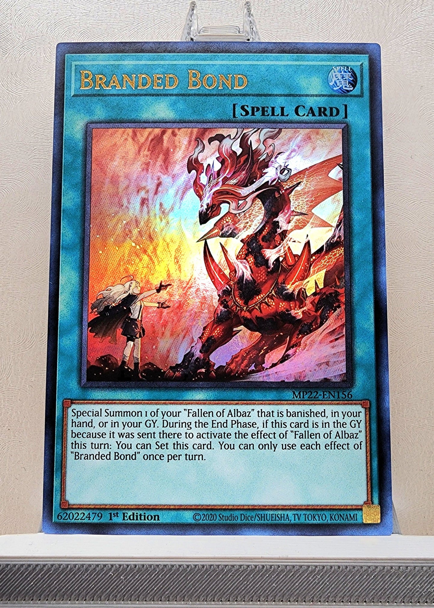 Yugioh! 1x Branded Bond (MP22 - Ultra Rare) 1st Edition