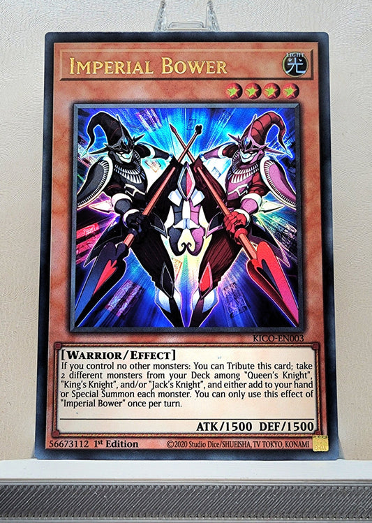 Yugioh! 1x Imperial Bower (KICO - Ultra Rare) 1st Edition