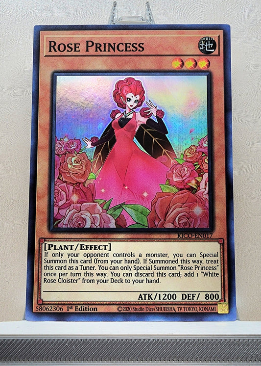 Yugioh! 1x Rose Princess (KICO - Super Rare) 1st Edition