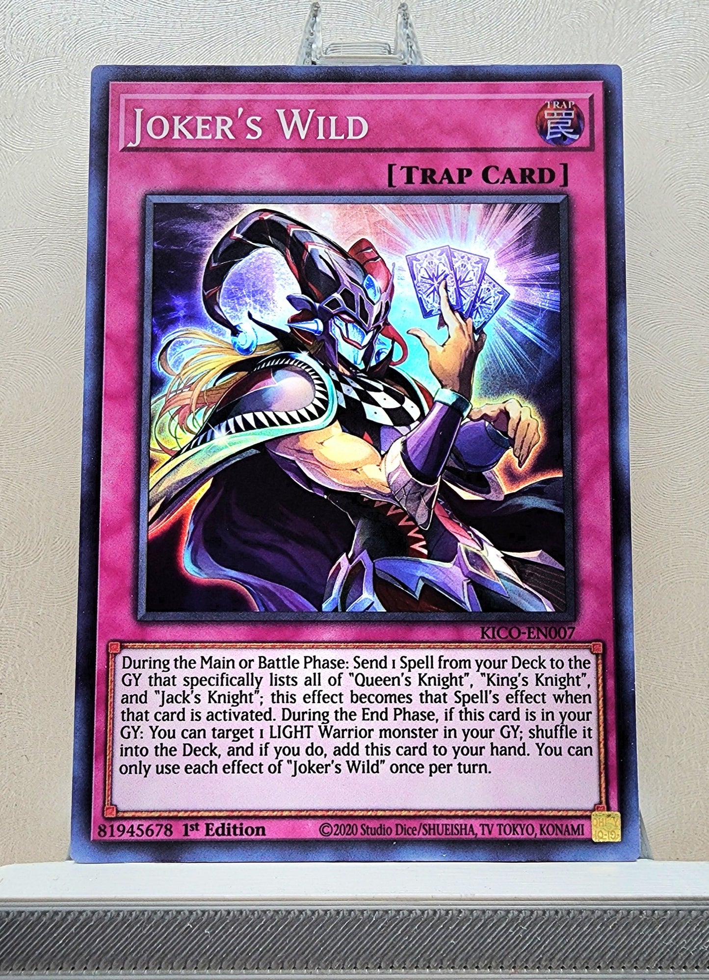 Yugioh! 1x Joker's Wild (KICO - Super Rare) 1st Edition