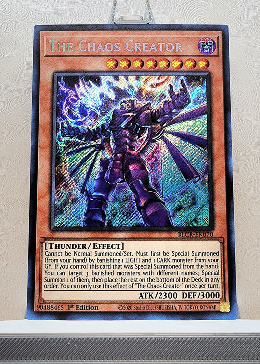 Yugioh! 1x The Chaos Creator (BLCR - Secret Rare) 1st Edition