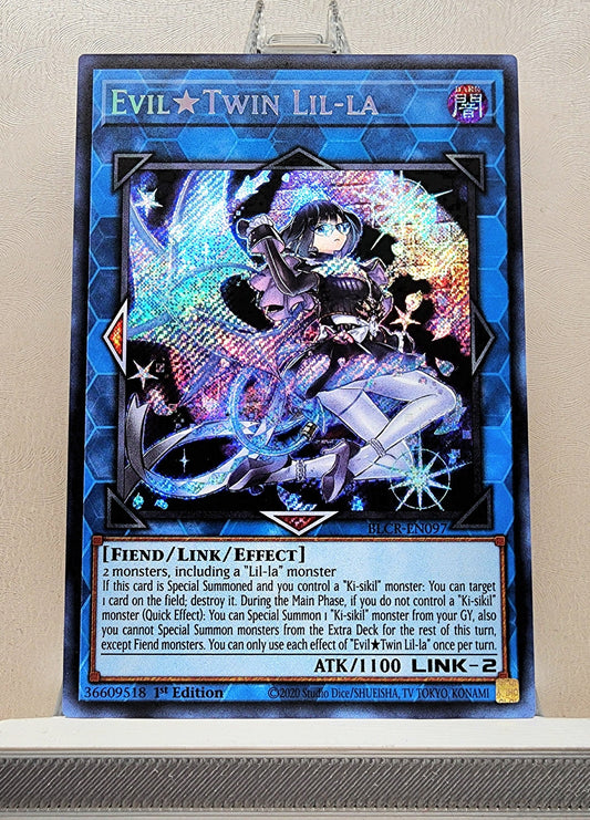 Yugioh! 1x Evil★Twin Lil-la (BLCR - Secret Rare) 1st Edition