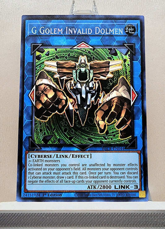 Yugioh! 1x G Golem Invalid Dolmen (BLCR - Secret Rare) 1st Edition