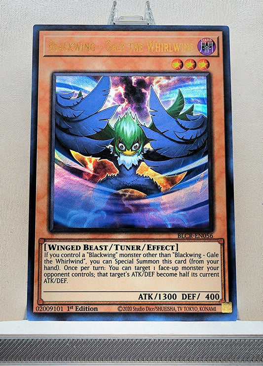 Yugioh! 1x Blackwing Gale the Whirlwind (BLCR- Ultra Rare) 1st Edition