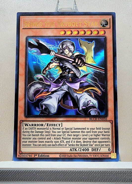 Yugioh! 1x Senko the Skybolt Star (BLCR - Ultra Rare) 1st Edition